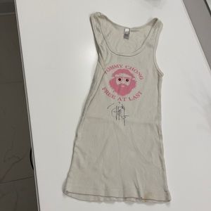 Autographed Tommy Chong Tank Top